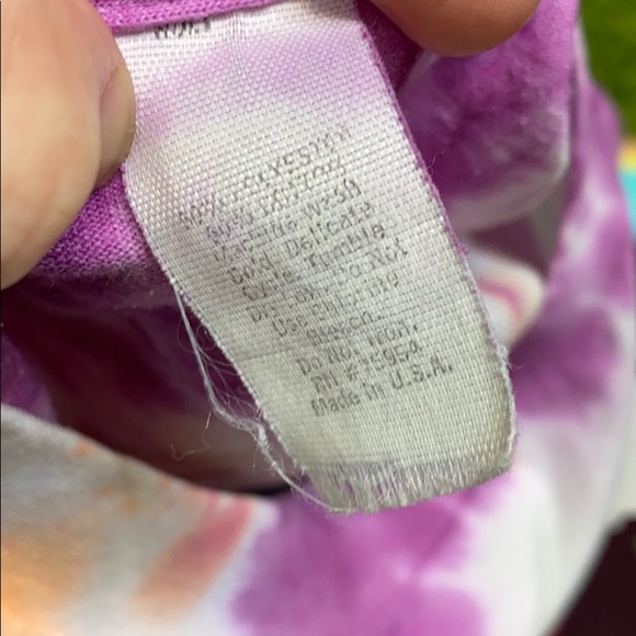 Vintage summer ‘92 Winston tie dye T-shirt L - Picture 5 of 6